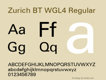 Zurich BT WGL4