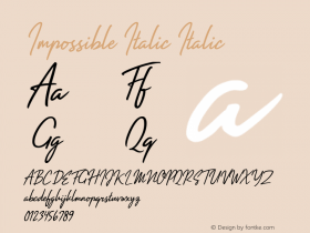 Impossible Italic