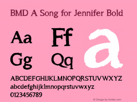 BMD A Song for Jennifer