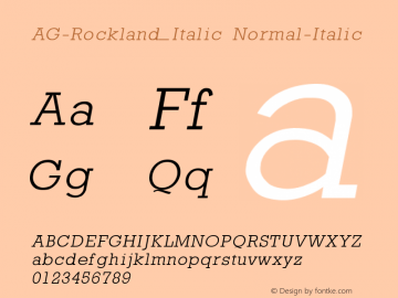 AG-Rockland_Italic
