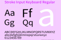 Stroke Input Keyboard