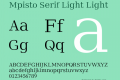 Mpisto Serif Light