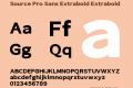 Source Pro Sans Extrabold