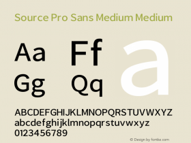 Source Pro Sans Medium