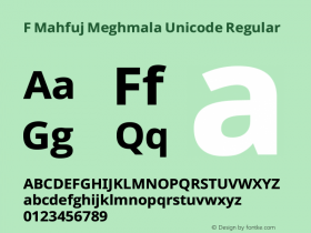 F Mahfuj Meghmala Unicode