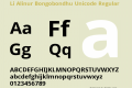 Li Alinur Bongobondhu Unicode