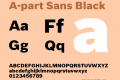 A-part Sans Black