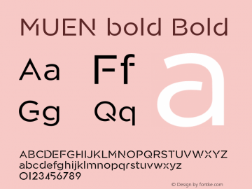 MUEN bold