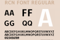 RCN FONT