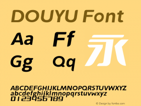 DOUYU Font
