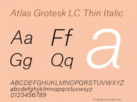 Atlas Grotesk LC