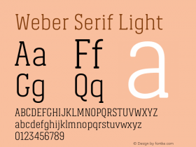 Weber Serif
