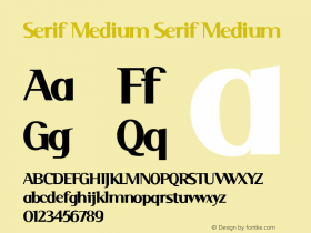 Serif Medium