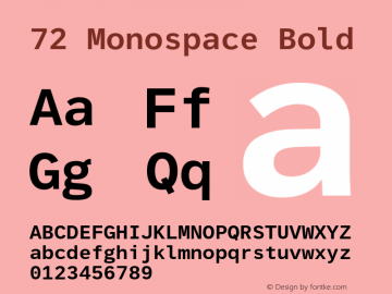 72 Monospace