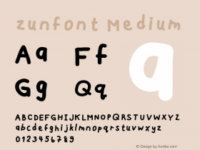 zunfont