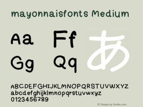 mayonnaisfonts