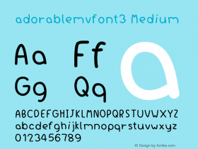 adorablemvfont3