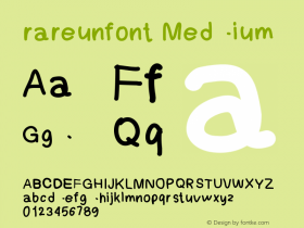 rareunfont