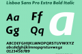 Lisboa Sans Pro Extra Bold