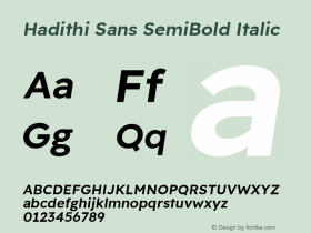 Hadithi Sans