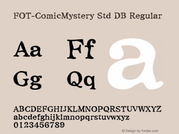 FOT-ComicMystery Std DB