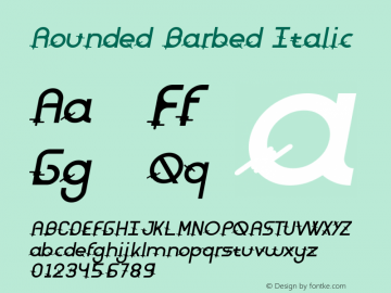 Rounded Barbed