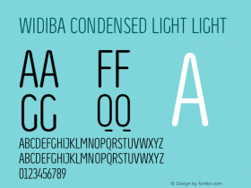 Widiba Condensed Light