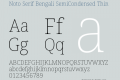 Noto Serif Bengali SemiCondensed