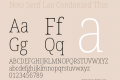 Noto Serif Lao Condensed