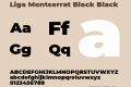 Liga Montserrat Black