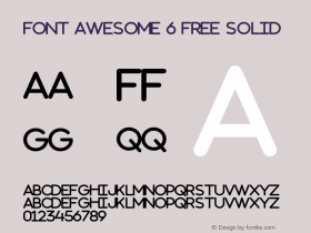 Font Awesome 6 Free