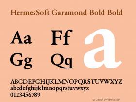 HermesSoft Garamond Bold