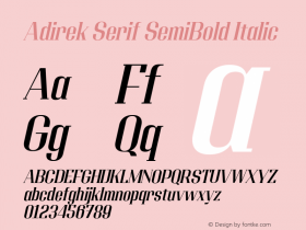 Adirek Serif