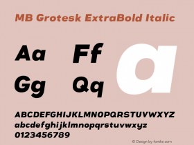 MB Grotesk