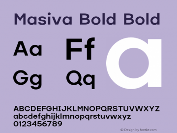 Masiva Bold