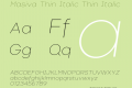 Masiva Thin Italic