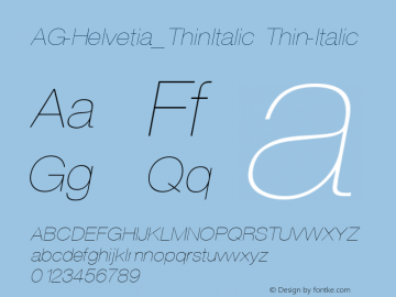 AG-Helvetia_ThinItalic