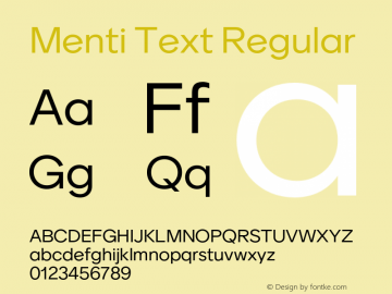 Menti Text