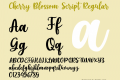 Cherry Blossom Script