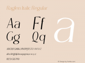 Raglen Italic