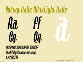 Sutray Italic