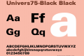 Univers75-Black