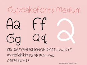 Cupcakefonts