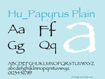 Hu_Papyrus
