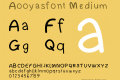 Aooyasfont