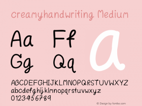 creamyhandwriting