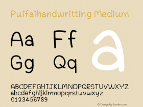 Puifaihandwritting