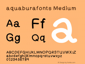 aquaburafonts