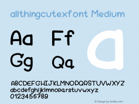 allthingcutexfont