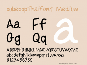 cubepopThaifont